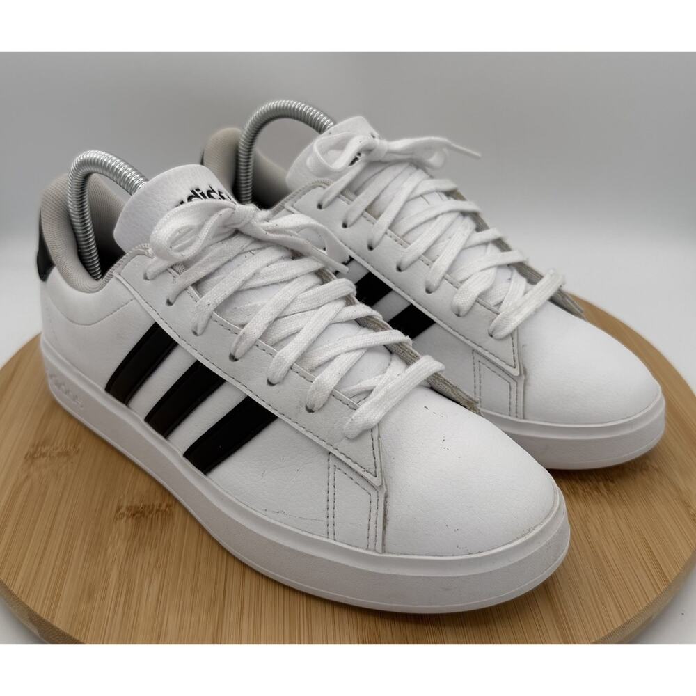 Adidas Grand Court 2.0 Sneakers Women’s Size 7 M Cloud White/Core Black Stripes